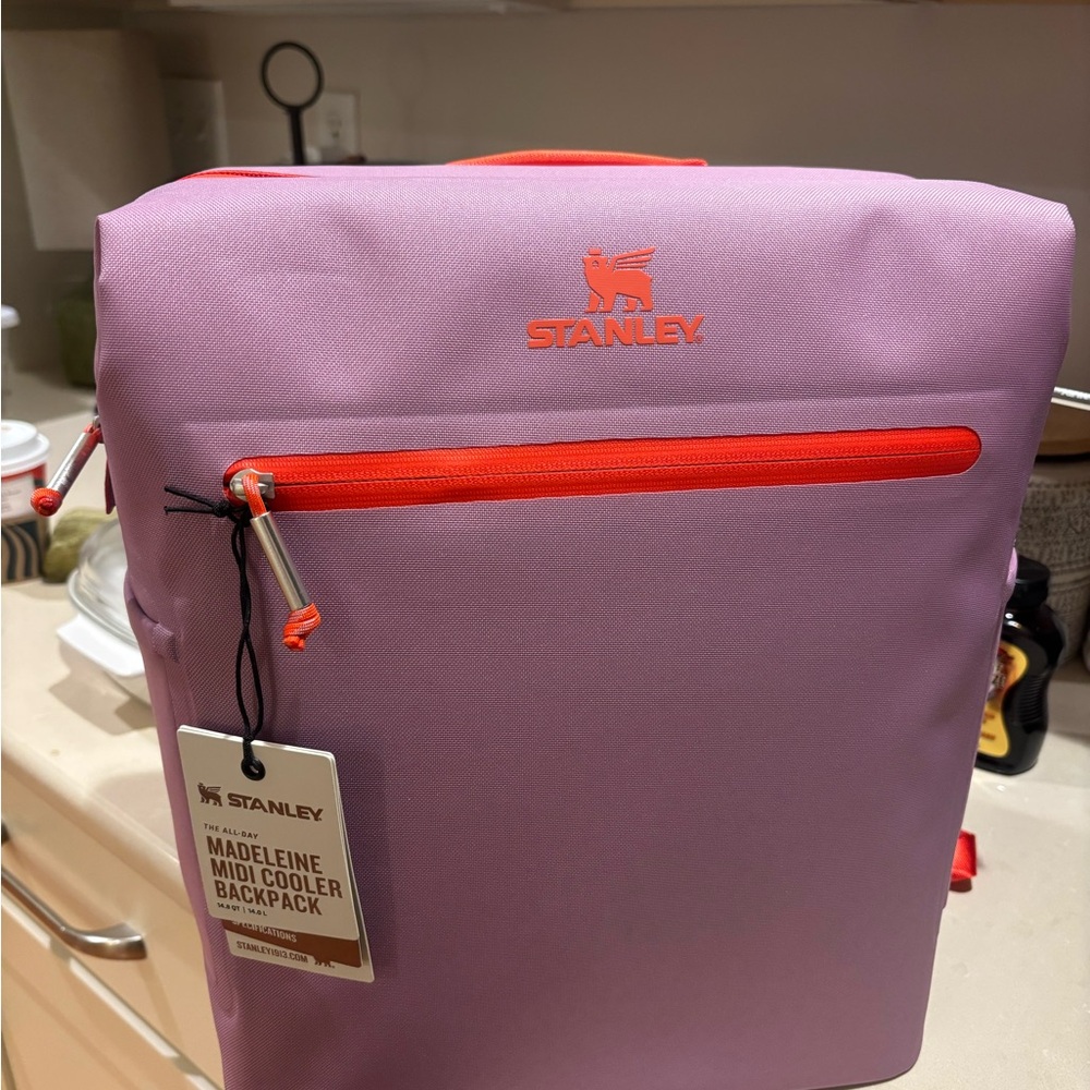 Stanley Lavender and Orange Cooler Backpack